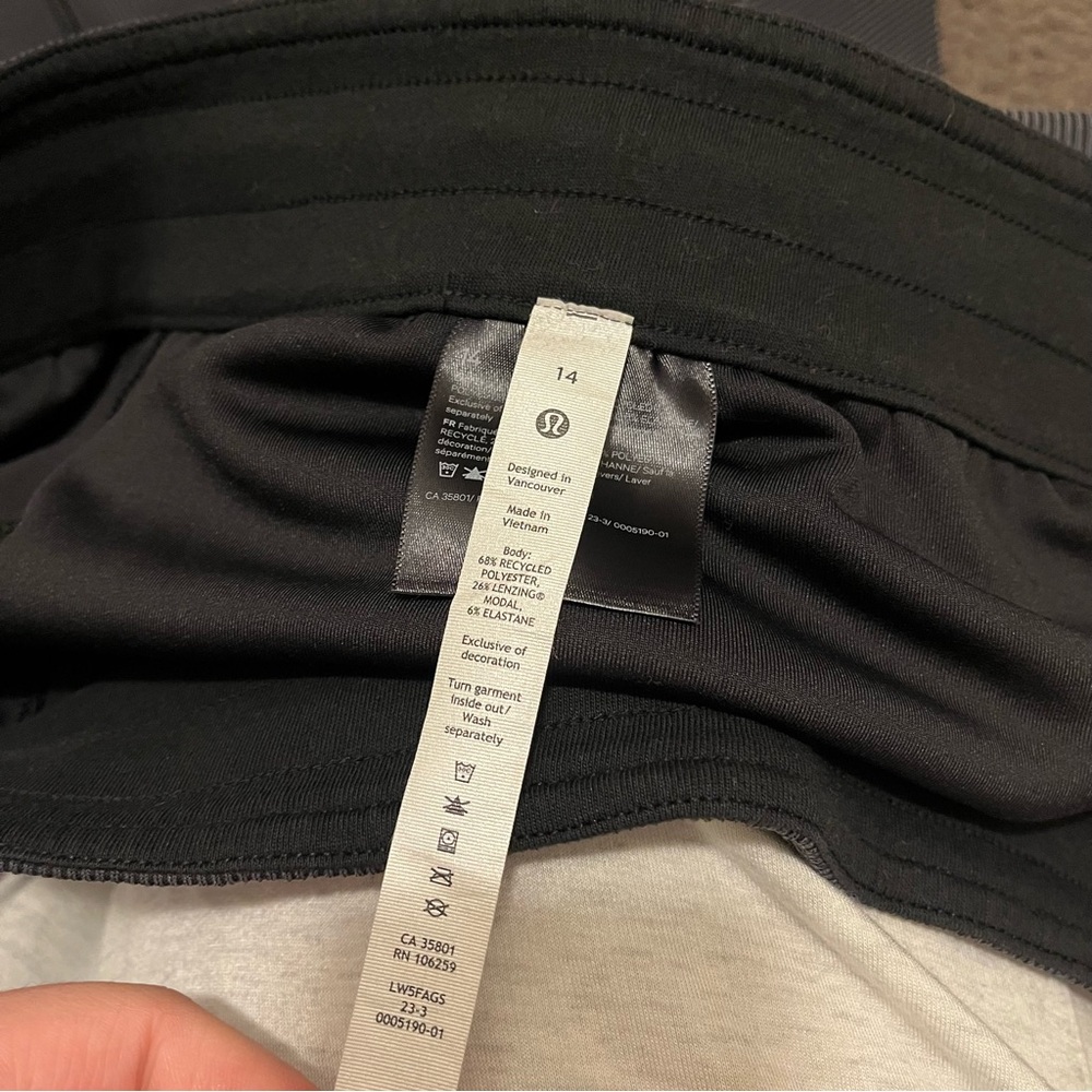 Lululemon Ribbed Softstreme High Rise Pants - Picture 5 of 8
